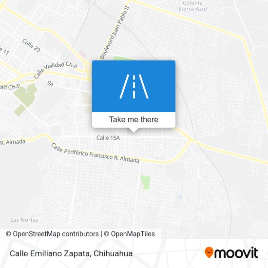 Calle Emiliano Zapata map
