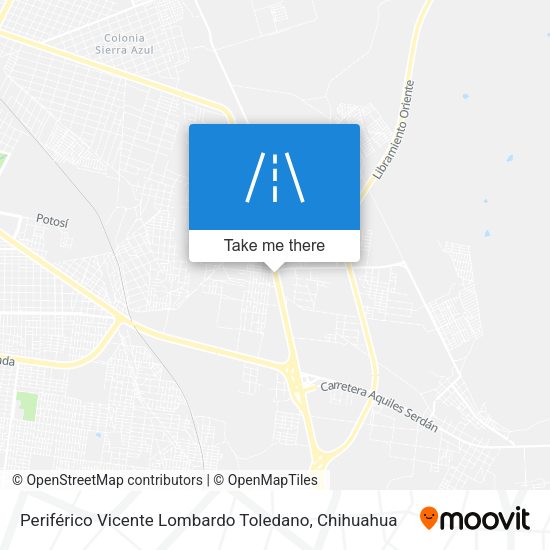 Periférico Vicente Lombardo Toledano map