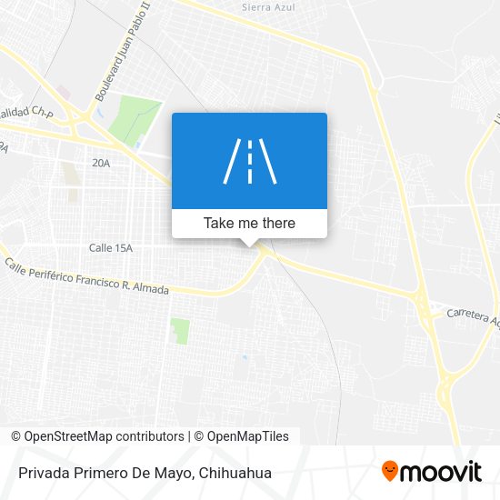Privada Primero De Mayo map