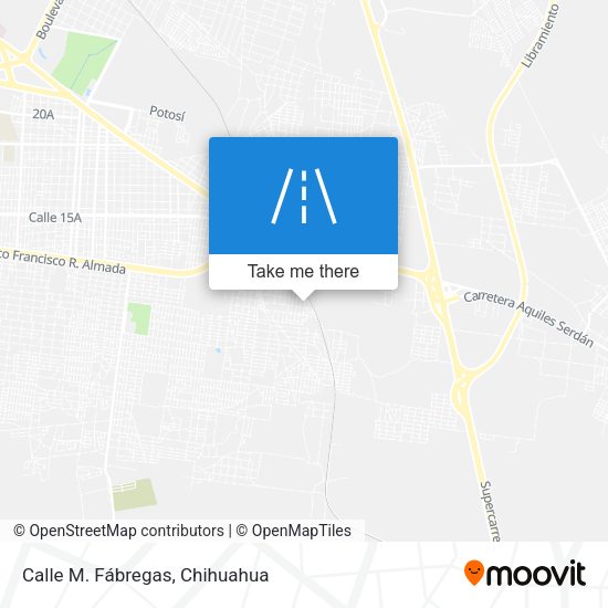Mapa de Calle M. Fábregas