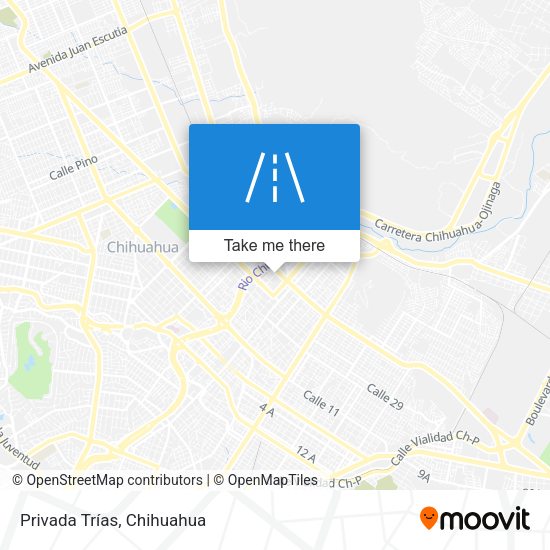 Privada Trías map