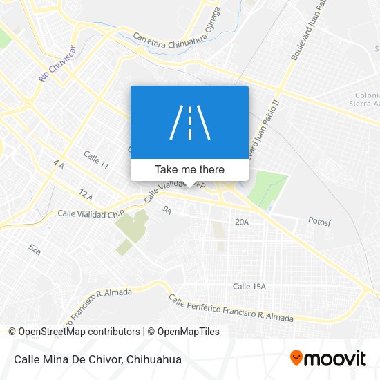 Calle Mina De Chivor map
