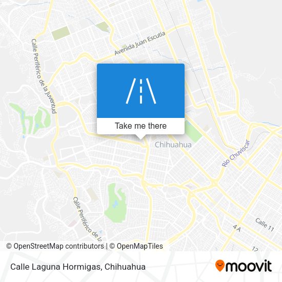 Mapa de Calle Laguna Hormigas
