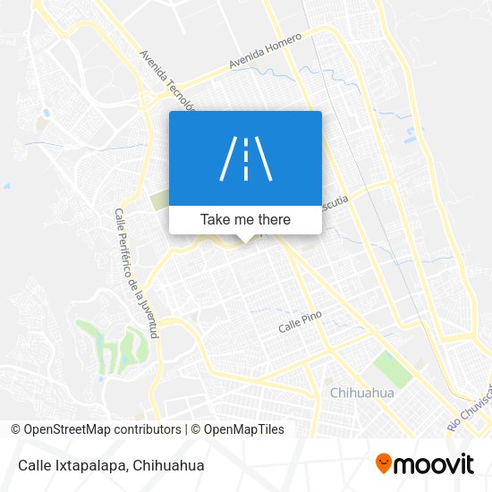 Mapa de Calle Ixtapalapa