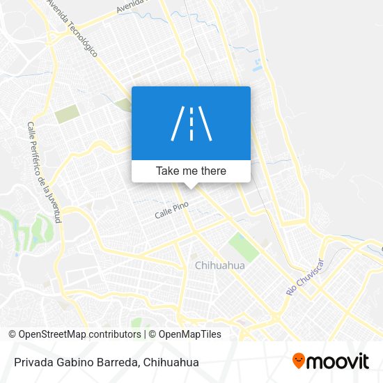 Mapa de Privada Gabino Barreda