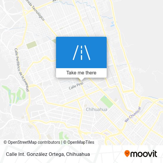 Mapa de Calle Int. González Ortega