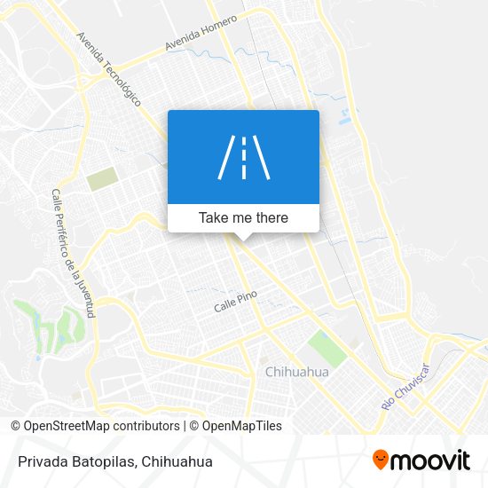 Mapa de Privada Batopilas