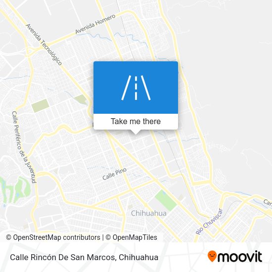 Mapa de Calle Rincón De San Marcos