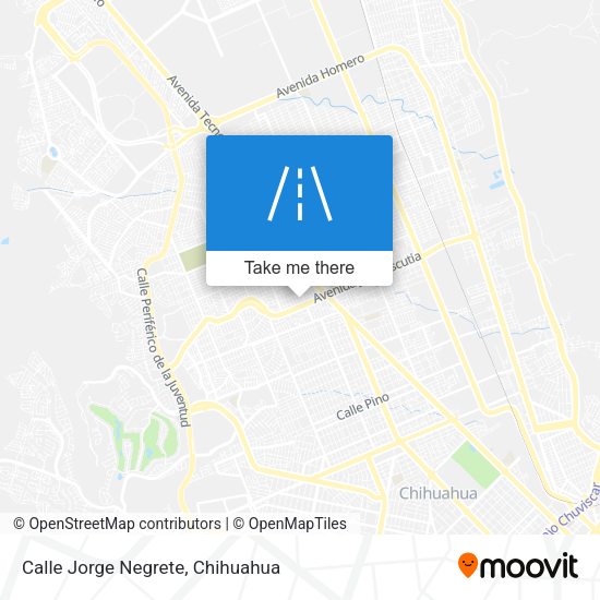 Calle Jorge Negrete map