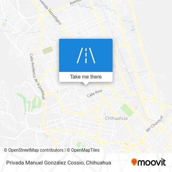 Privada Manuel González Cossio map