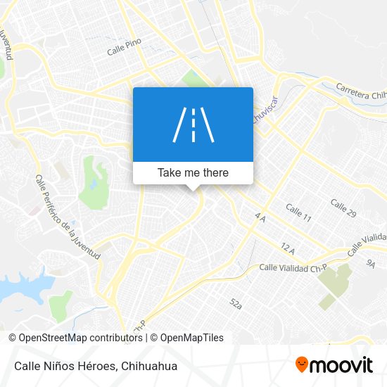 Calle Niños Héroes map