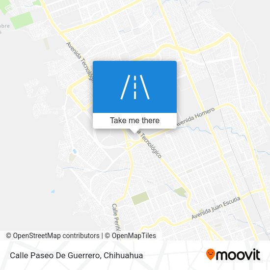 Calle Paseo De Guerrero map