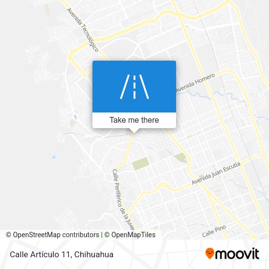 Calle Artículo 11 map