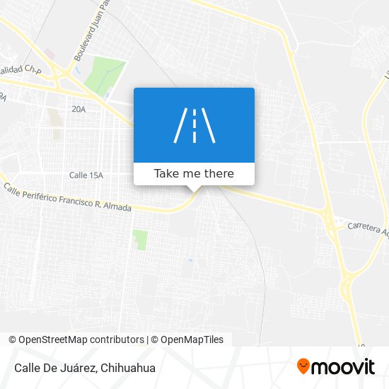 Calle De Juárez map