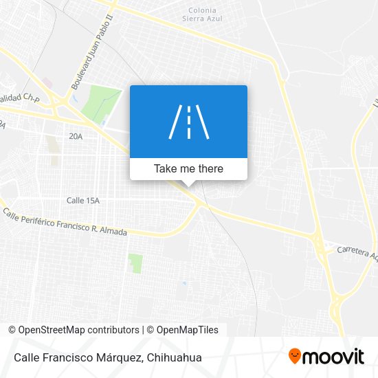 Mapa de Calle Francisco Márquez