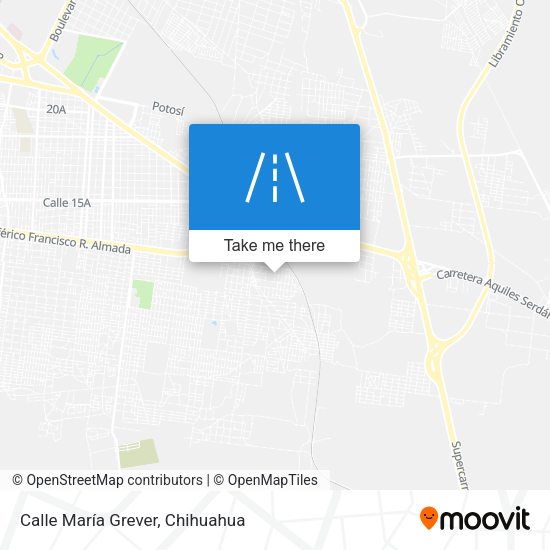 Calle María Grever map