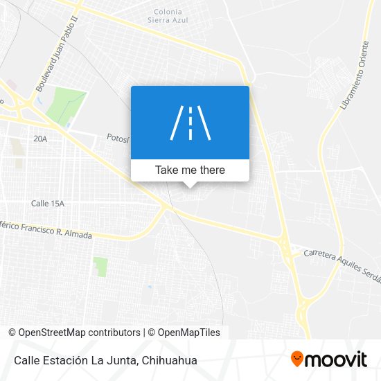 Calle Estación La Junta map