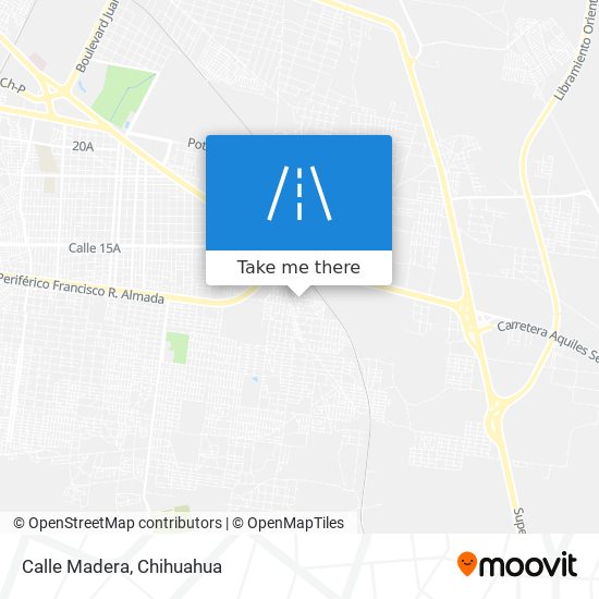 Calle Madera map