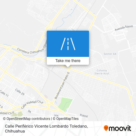 Calle Periférico Vicente Lombardo Toledano map