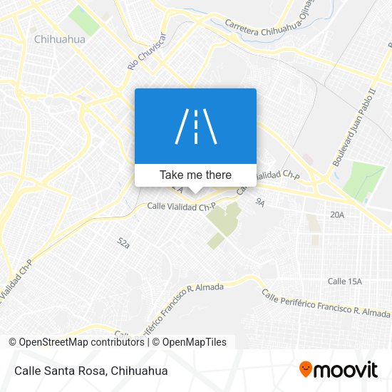 Mapa de Calle Santa Rosa