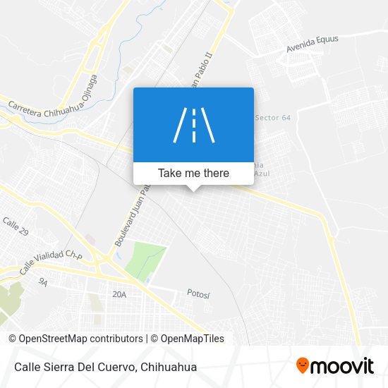 Calle Sierra Del Cuervo map
