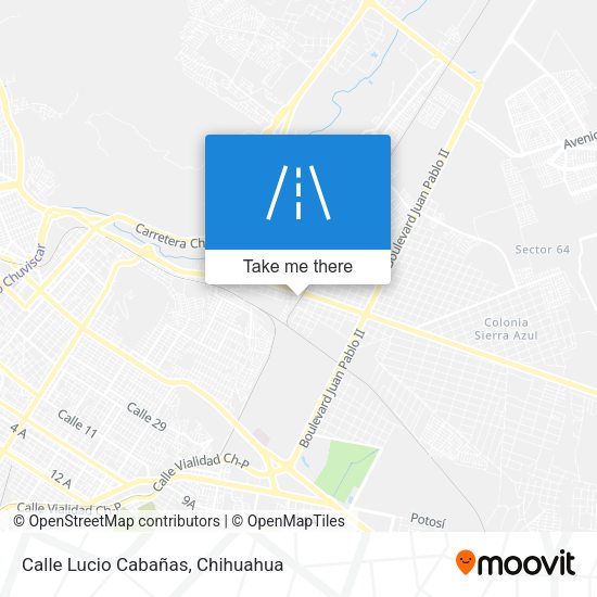 Mapa de Calle Lucio Cabañas
