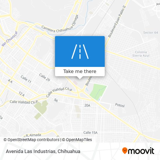 Avenida Las Industrias map