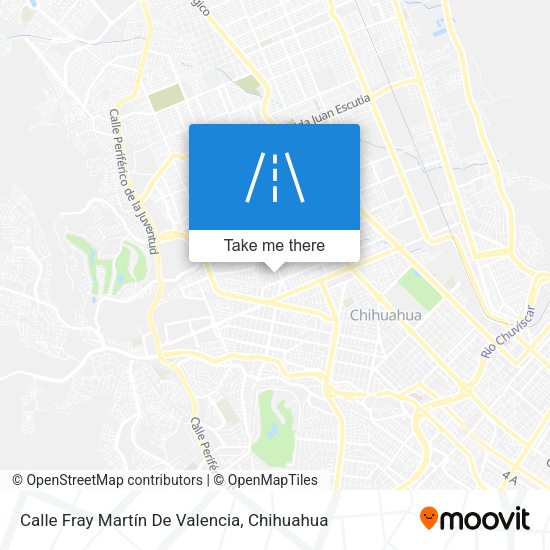 Calle Fray Martín De Valencia map
