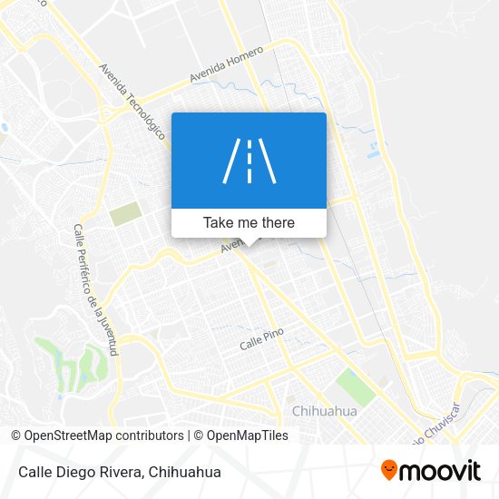 Mapa de Calle Diego Rivera