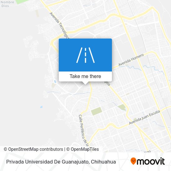 Privada Universidad De Guanajuato map
