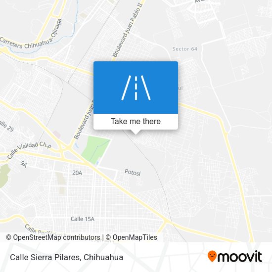 Calle Sierra Pilares map