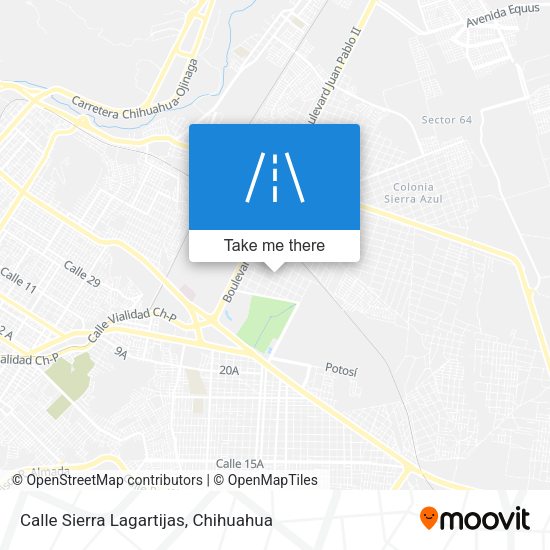 Mapa de Calle Sierra Lagartijas
