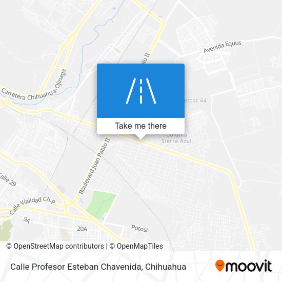 Calle Profesor Esteban Chavenida map