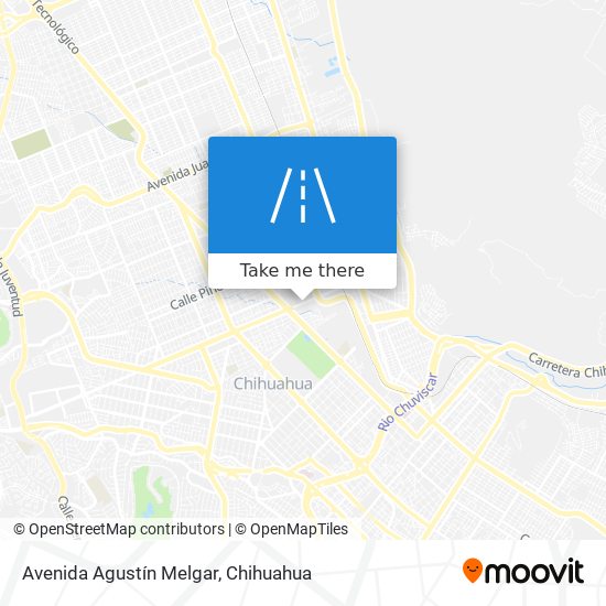 Avenida Agustín Melgar map