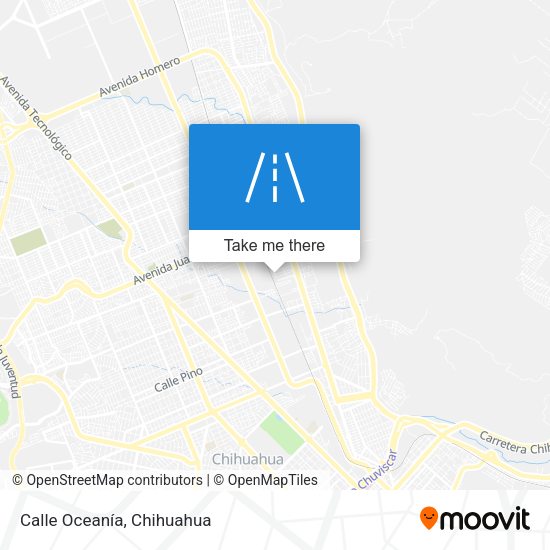 Calle Oceanía map
