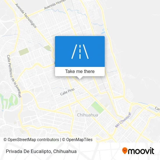 Privada De Eucalipto map