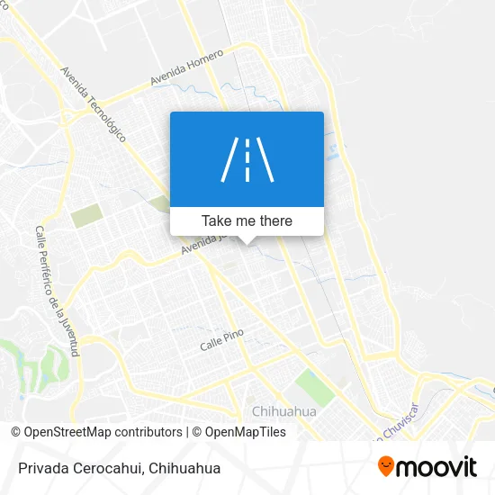 Privada Cerocahui map