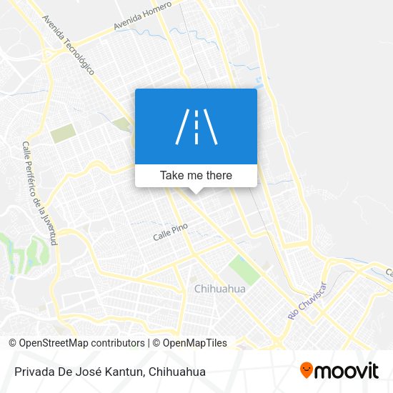 Mapa de Privada De José Kantun