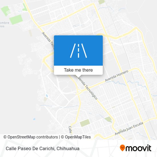 Mapa de Calle Paseo De Carichi
