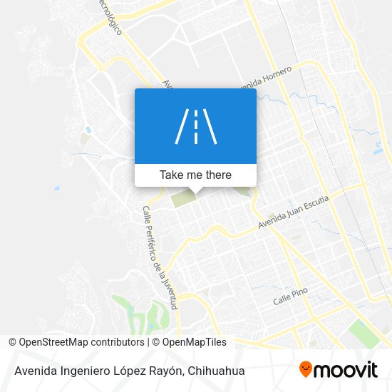 Mapa de Avenida Ingeniero López Rayón