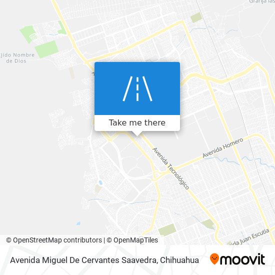 Avenida Miguel De Cervantes Saavedra map