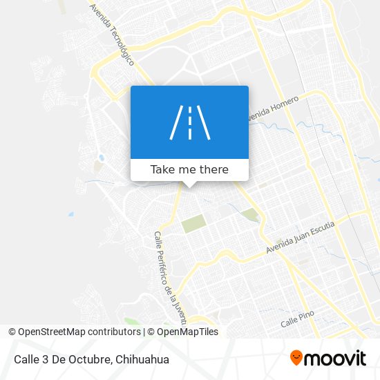 Calle 3 De Octubre map