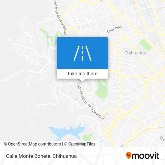 Mapa de Calle Monte Bonete