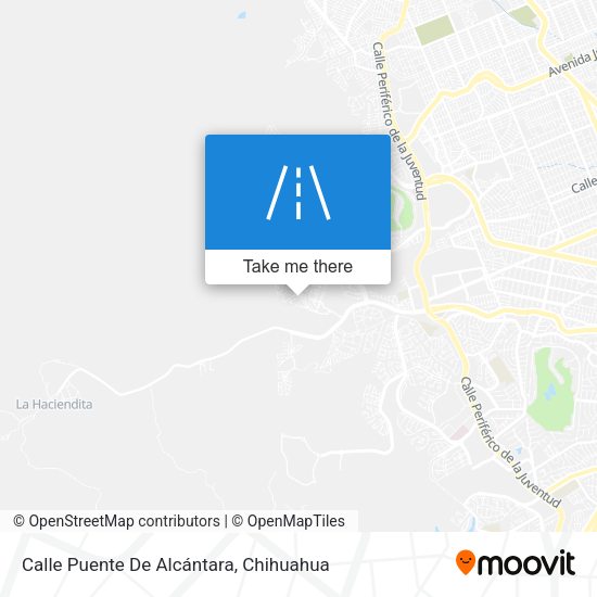 Mapa de Calle Puente De Alcántara