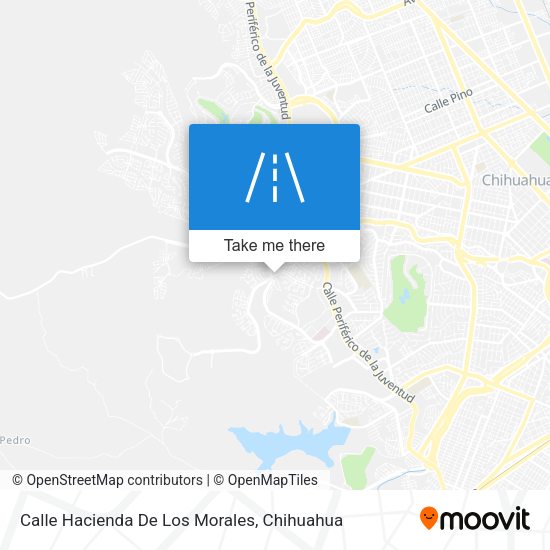 Mapa de Calle Hacienda De Los Morales