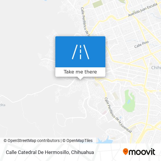 Calle Catedral De Hermosillo map