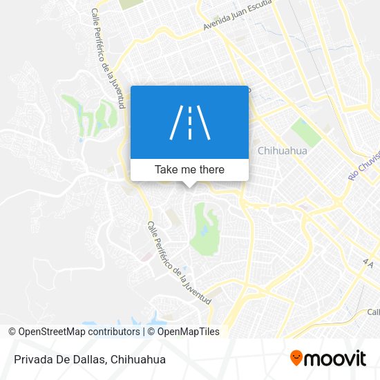 Mapa de Privada De Dallas
