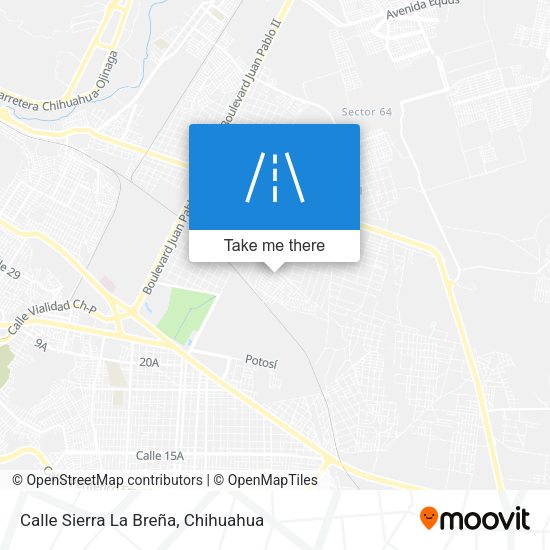 Calle Sierra La Breña map