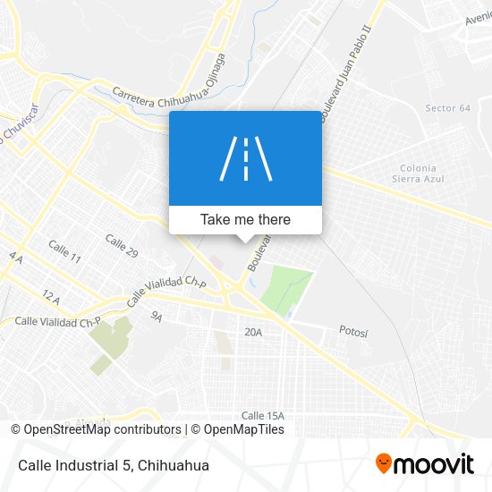 Mapa de Calle Industrial 5