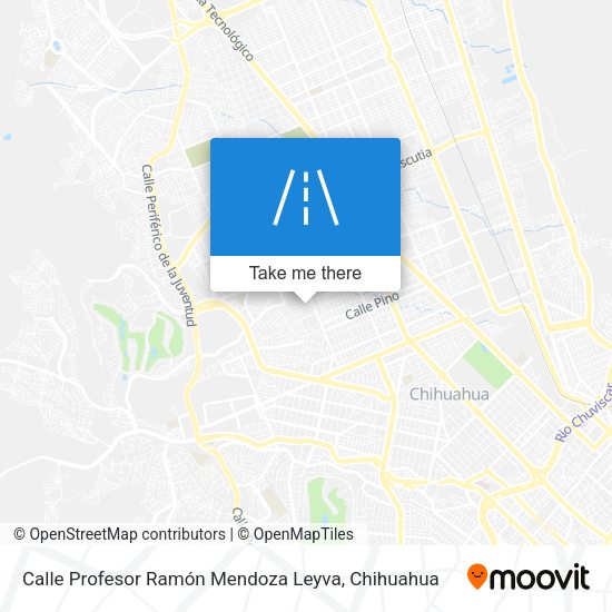 Mapa de Calle Profesor Ramón Mendoza Leyva
